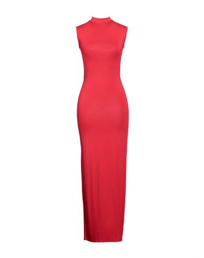 Shop Mangano Woman Maxi Dress Red Size 2 Cotton