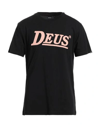 Shop Deus Ex Machina Man T-shirt Black Size Xs Organic Cotton