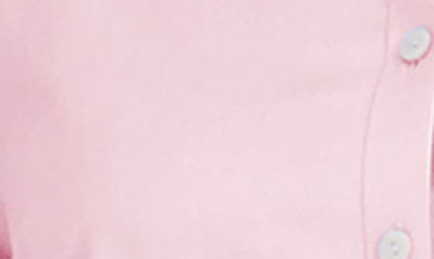 Foxcroft Rocca Long Sleeve Popover Shirtdress In Chambray Pink