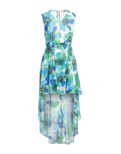 Shop Rinascimento Woman Mini Dress Blue Size L Polyester