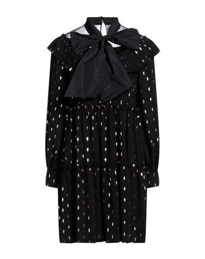 Frase Francesca Severi Woman Short Dress Black Size 6 Polyester In Black