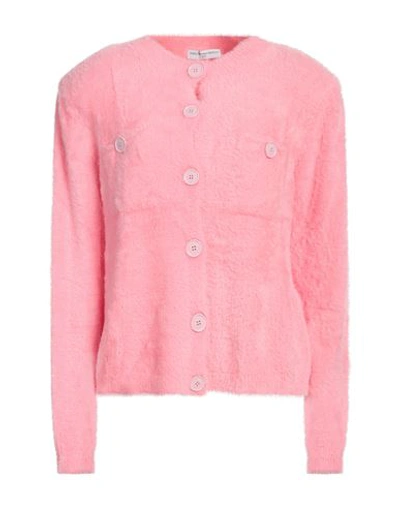 Shop Maria Vittoria Paolillo Mvp Woman Cardigan Pink Size 8 Polyamide