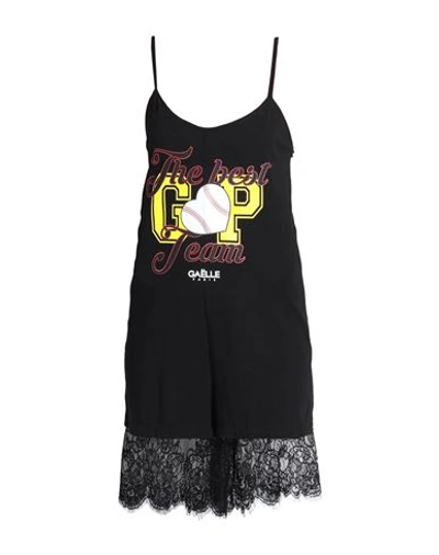 Gaelle Paris Gaëlle Paris Woman Jumpsuit Black Size 8 Cotton In Black