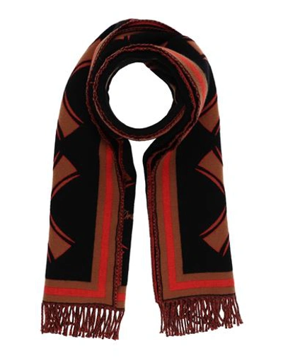 Drumohr Woman Scarf Orange Size - Wool, Cashmere In Orange