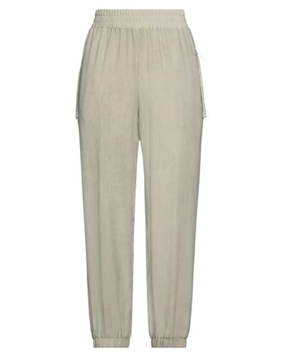 Seventy Sergio Tegon Woman Pants Sage Green Size 8 Viscose In Sage Green