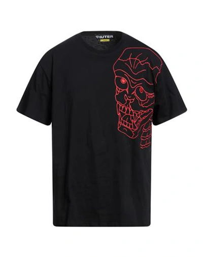 Shop Iuter Man T-shirt Black Size M Cotton