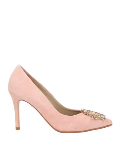 Shop Marian Woman Pumps Blush Size 8 Soft Leather In Pink
