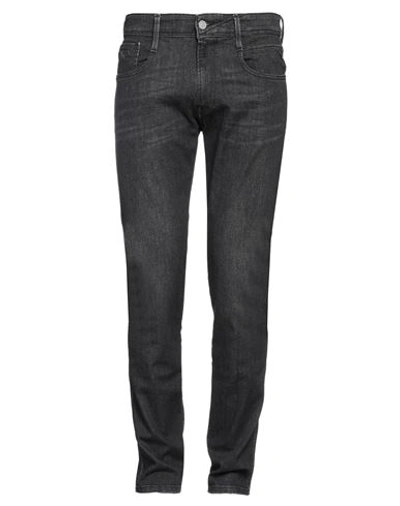 Shop Replay Man Jeans Steel Grey Size 30w-32l Cotton, Elastane