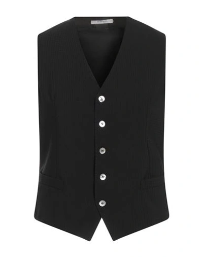 Shop Futuro Man Vest Black Size 40 Virgin Wool