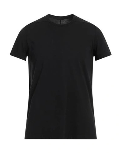 Shop Rick Owens Man T-shirt Black Size Xl Cotton