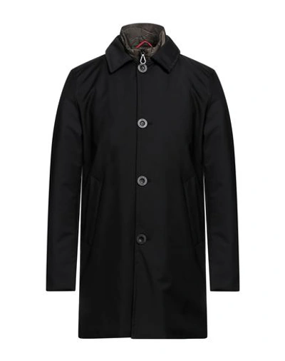 Shop Paltò Man Coat Black Size 46 Polyester, Viscose
