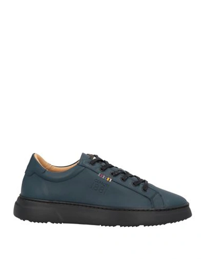 Shop Cerruti 1881 Man Sneakers Deep Jade Size 7 Calfskin In Green