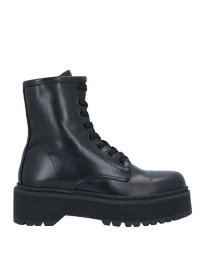Shop Tsd12 Woman Ankle Boots Black Size 8 Calfskin