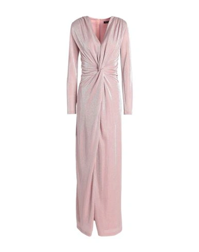 Shop Actualee Woman Maxi Dress Blush Size 8 Polyester, Elastane In Pink