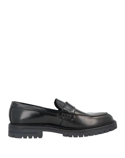Manuel Ritz Man Loafers Black Size 11 Soft Leather In Black