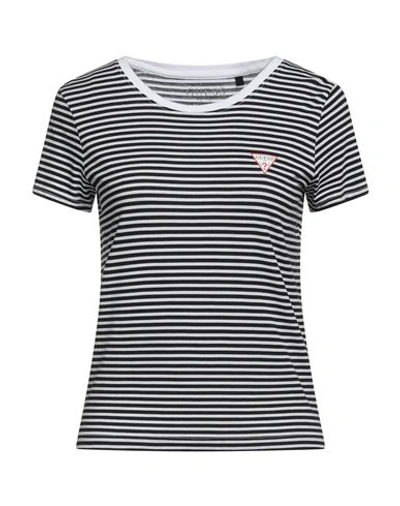 Shop Guess Woman T-shirt Black Size Xs Cotton, Viscose