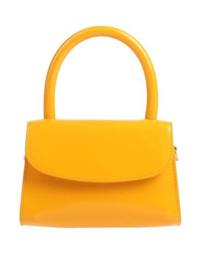 Shop By Far Woman Handbag Apricot Size - Soft Leather In Orange