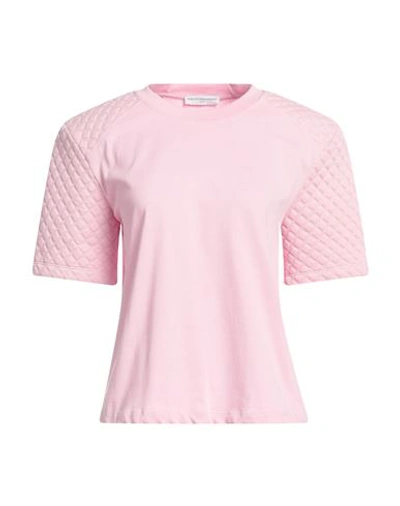 Shop Maria Vittoria Paolillo Mvp Woman T-shirt Pink Size 6 Cotton