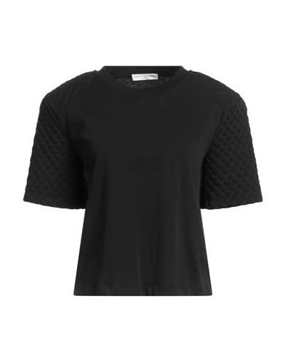 Shop Maria Vittoria Paolillo Mvp Woman T-shirt Black Size 2 Cotton