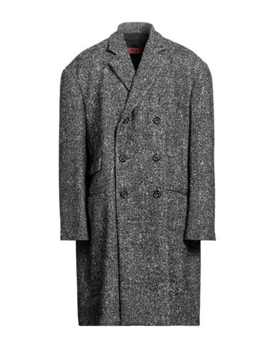 Shop 424 Fourtwofour Man Coat Black Size 42 Polyester