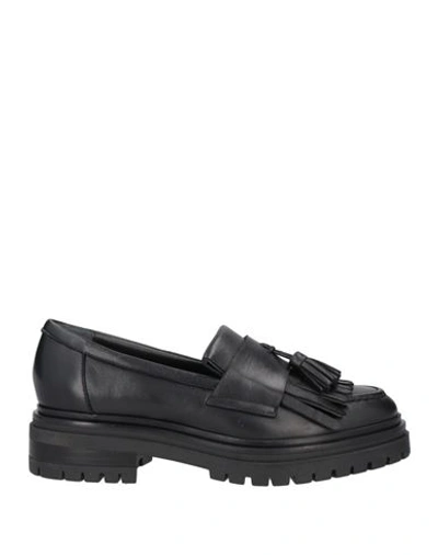 Shop Bruglia Woman Loafers Black Size 6 Soft Leather