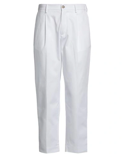 Shop True Nyc Man Pants White Size 32 Polyester, Cotton