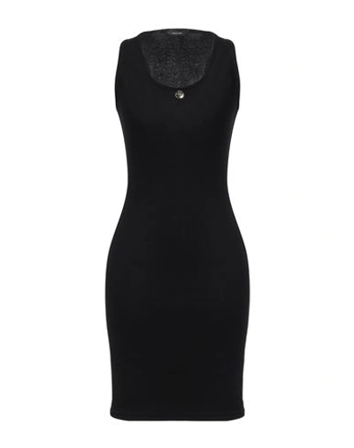 Shop Mangano Woman Mini Dress Black Size 8 Cotton