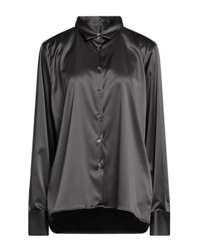 Shop Robert Friedman Woman Shirt Steel Grey Size Xxl Polyester, Elastane