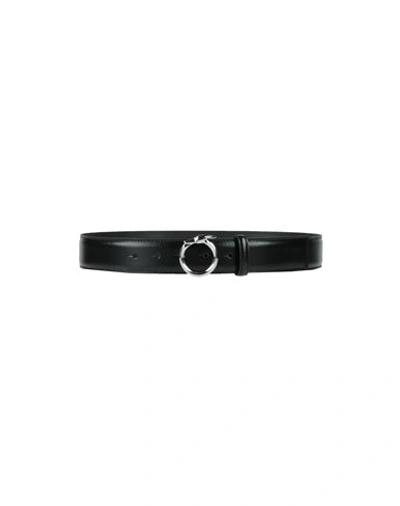 Shop Trussardi Man Belt Black Size 45.5 Soft Leather