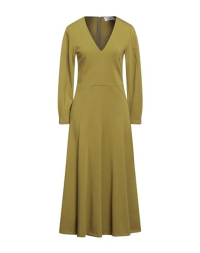 Shop Beatrice B Beatrice .b Woman Maxi Dress Sage Green Size 4 Viscose, Nylon, Elastane