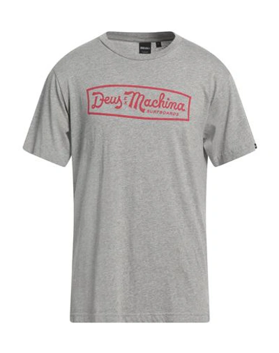 Shop Deus Ex Machina Man T-shirt Grey Size S Organic Cotton