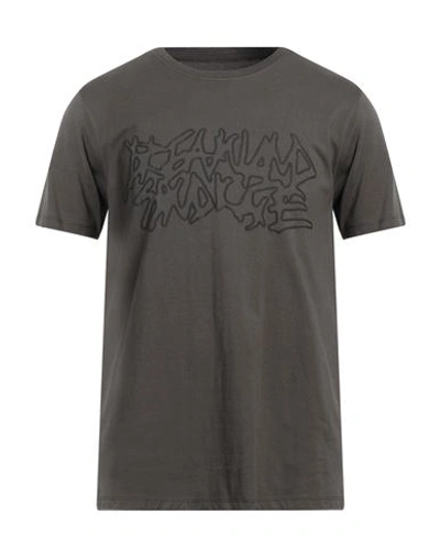 Shop Dreamland Syndicate Man T-shirt Grey Size L Organic Cotton