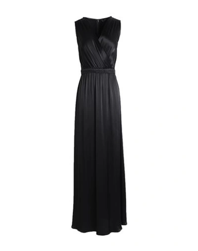 Shop Emma & Gaia Woman Maxi Dress Black Size 2 Viscose