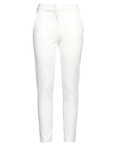 Shop Max Mara Woman Pants White Size 2 Viscose, Polyamide, Elastane
