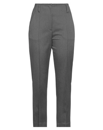 Shop Brunello Cucinelli Woman Pants Grey Size 6 Cotton, Elastane