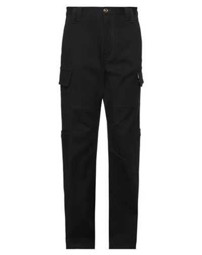 Shop Versace Man Jeans Black Size 32 Cotton, Elastane