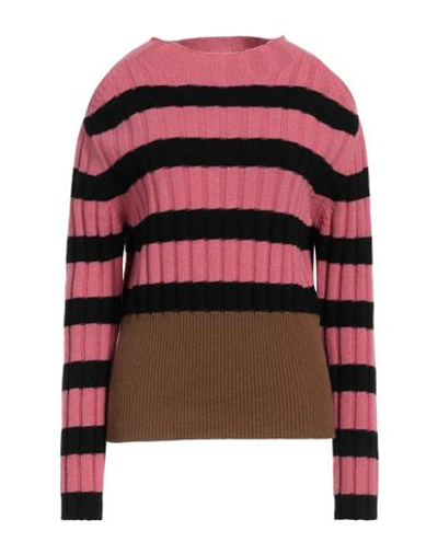 Shop Semicouture Woman Sweater Pink Size S Wool, Polyamide