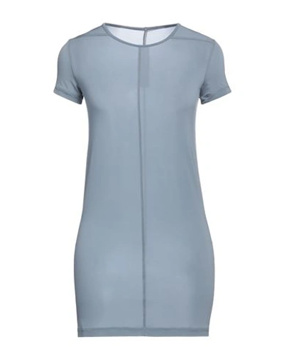Shop Rick Owens Woman T-shirt Grey Size 4 Polyamide, Elastane
