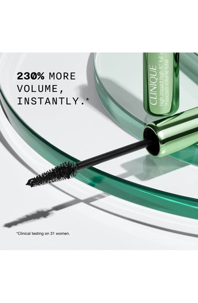 Shop Clinique High Impact High-fi™ Full Volume Mascara In Intense Black/ Brown