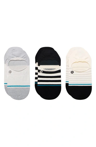 Shop Stance 3-pack Butter No-show Socks In Heather Grey