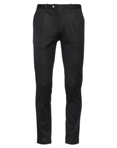 Shop Etro Man Pants Black Size 32 Cotton, Nylon