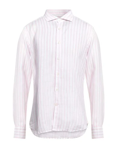 Shop Caliban Man Shirt Pink Size 17 ½ Linen