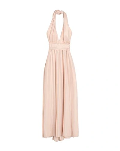 Shop Pinko Woman Maxi Dress Blush Size 10 Polyester