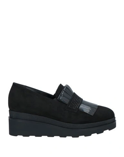 Shop Cinzia Soft Woman Loafers Black Size 10 Textile Fibers