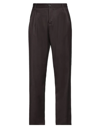 Shop Imperial Man Pants Dark Brown Size 26 Polyester, Viscose, Elastane