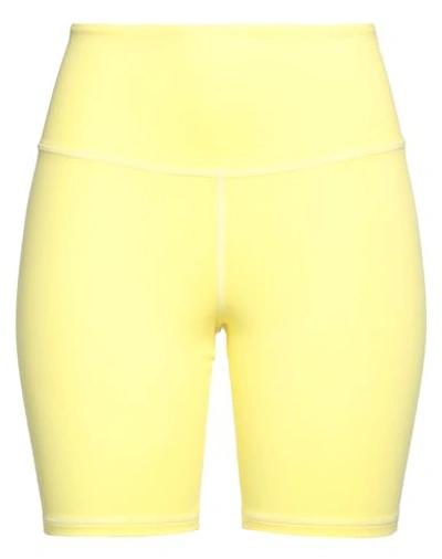 Shop Michi Woman Leggings Yellow Size M Nylon, Elastane