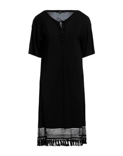 Shop Seventy Sergio Tegon Woman Mini Dress Black Size 6 Viscose