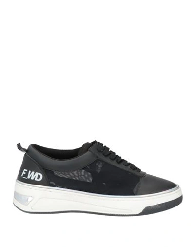 F Wd F_wd Woman Sneakers Black Size 5 Textile Fibers In Black