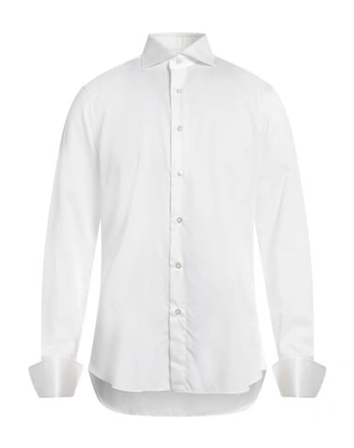 Shop Fray Man Shirt Cream Size 17 ½ Cotton In White