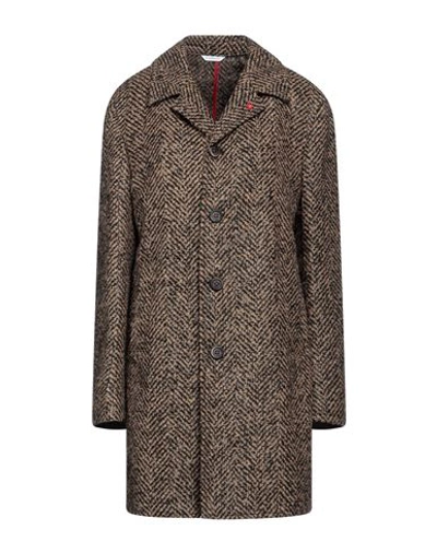 Shop Manuel Ritz Woman Coat Beige Size 14 Acrylic, Wool, Polyamide, Alpaca Wool, Polyester